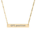 Pendentif Souvenir Linkyworld — Coordonnées GPS gravées